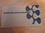 Orientatie op de actualiteit- boekje Scouting 60 jaar, Verzamelen, Scouting, Verzenden, Gebruikt, Boek of Tijdschrift