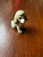 Vintage Porseleinen Poedel Beeldje letterbak, Ophalen of Verzenden, Gebruikt, Overige materialen, Dierenbeeld