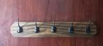 Houten kapstok met nieuwe haken, Wandkapstok, Nieuw, Ophalen of Verzenden, Minder dan 100 cm