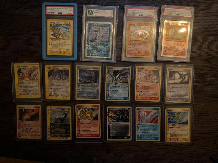 Collectie Vintage Kaarten - Gold Stars & Meer, Hobby en Vrije tijd, Verzamelkaartspellen | Pokémon, Gebruikt, Meerdere kaarten