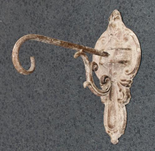 Wandhaak, Muurhaak Aged Metal, 25 cm grijs-bruin, Nieuw, Antiek en Kunst, Curiosa en Brocante, Ophalen of Verzenden
