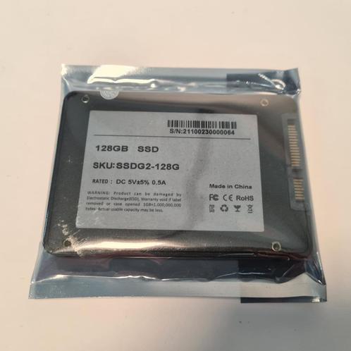 128GB SSD SSDG2-128G | Nieuwe SSD Schijf, Computers en Software, Harde schijven, Nieuw, Laptop, Ophalen of Verzenden
