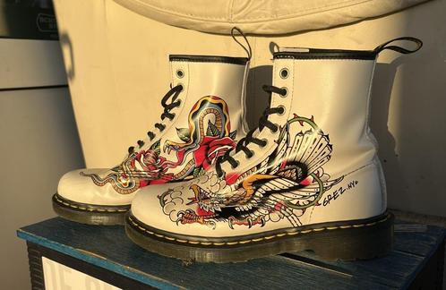 Dr Martens x Grez 1460 backhand tattoo Maat 38