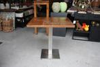 Partij tafels eettafel metaal hout horeca restaurant rvs, Huis en Inrichting, Tafels | Eettafels, Gebruikt, 100 tot 150 cm, 50 tot 100 cm