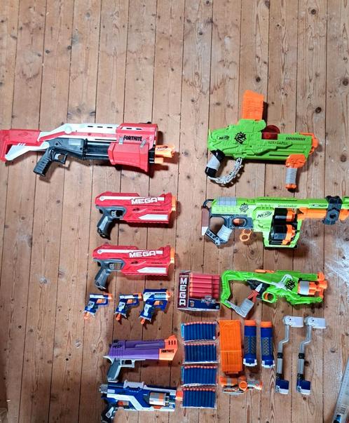 Nerfs + accessoires, Kinderen en Baby's, Speelgoed | Buiten | Actiespeelgoed, Zo goed als nieuw, Ophalen of Verzenden
