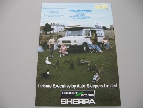 CAM 019 Sherpa (Freight Rover) Auto-Sleepers, folder, Boeken, Catalogussen en Folders, Zo goed als nieuw, Folder, Ophalen of Verzenden