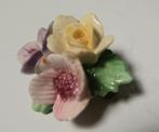 broche Denton England - ca 1950 - porselein - design - 3x3cm, Overige materialen, Gebruikt, Overige kleuren, Minder dan 4 cm