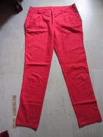 V) H16 rood/roze broek jazlyn maat 42 katoen, Jazlyn, Verzenden, Maat 42/44 (L), Zo goed als nieuw