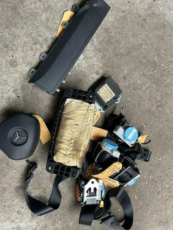 Airbagset Mercedes A-klasse W176 ('12-'18), Auto-onderdelen, Dashboard en Schakelaars, Mercedes-Benz, Gebruikt, Ophalen of Verzenden