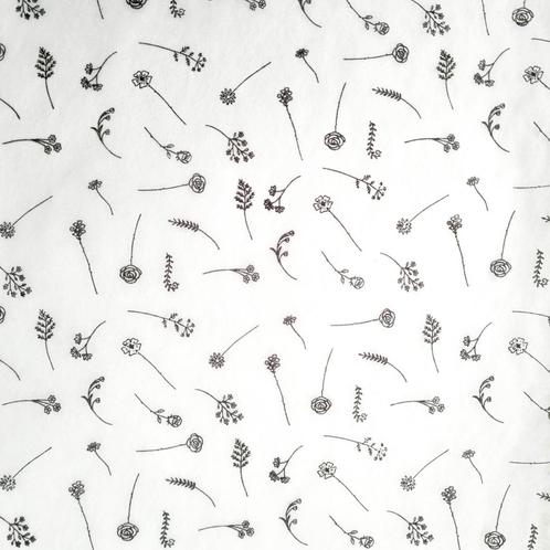 Vloeipapier eigen ontwerp bedrukt papier vel bloemen lineart, Diversen, Cadeaupapier, Nieuw, Verzenden