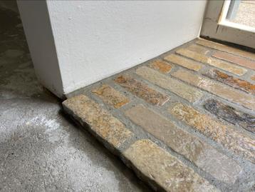 66 IJsselsteentjes 2cm dik stenen plavuizen estrikken tegels beschikbaar voor biedingen