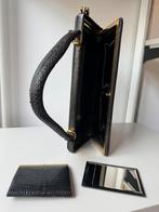 Prachtige vintage Blok van Heijst tas, Sieraden, Tassen en Uiterlijk, Tassen | Damestassen, Ophalen of Verzenden, Gebruikt, Zwart