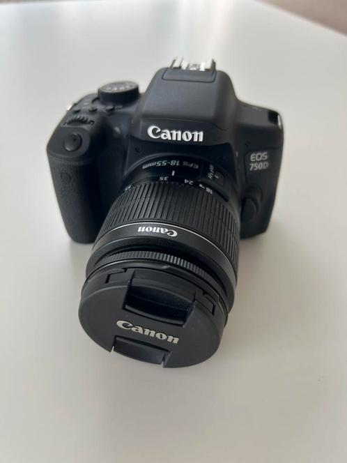 Canon EOS 750D met kleine en grote lens, Audio, Tv en Foto, Fotografie | Lenzen en Objectieven, Zo goed als nieuw, Macrolens, Ophalen of Verzenden