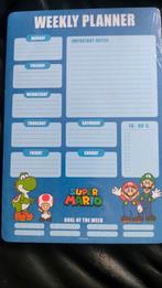 Weekplanner Super Mario, Ophalen of Verzenden, Nieuw
