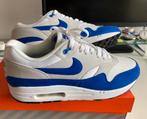 NIKE AIR MAX 1 ANNIVERSARY ROYAL BLUE eu45, Blauw, Nike, Ophalen of Verzenden, Sneakers of Gympen
