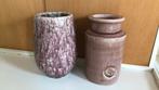 2 mooie aardewerk vazen, Ophalen, Rond, Binnen, Zo goed als nieuw