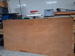 Plaat hout 305x153 cm 9 mm dik, Doe-het-zelf en Verbouw, Platen en Panelen, Ophalen, Gebruikt, Hout