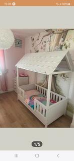 Te koop prachtig peuterbed met matras, Ophalen, Zo goed als nieuw, 70 tot 85 cm, Matras