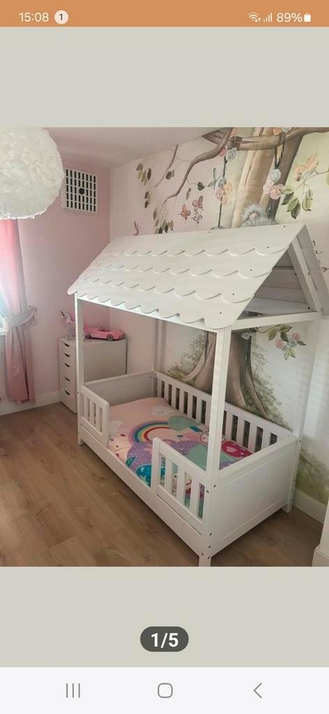 Te koop prachtig peuterbed met matras, Kinderen en Baby's, Kinderkamer | Bedden, Zo goed als nieuw, 70 tot 85 cm, Matras, Ophalen