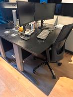 GRATIS 2 nette zwarte buro 80x140 cms, Ophalen, Zo goed als nieuw