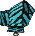 Bag strap - festival tassenriem/band - turquoise/zwart, Sieraden, Tassen en Uiterlijk, Tassen | Damestassen, Overige kleuren, Overige typen