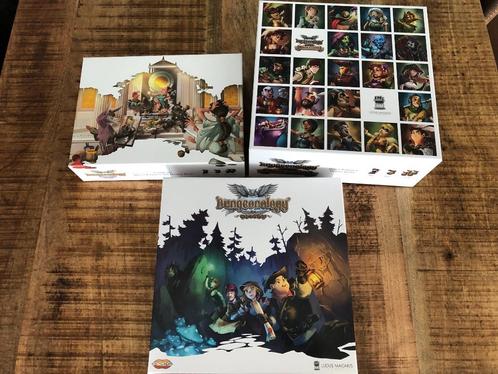 Dungeonology - Professor Kickstarter, Hobby en Vrije tijd, Gezelschapsspellen | Bordspellen, Zo goed als nieuw, Een of twee spelers