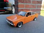 1:18 Opel Kadett C Coupé uit 1976 Oranje Minichamps, Hobby en Vrije tijd, Modelauto's | 1:18, Ophalen of Verzenden, Zo goed als nieuw