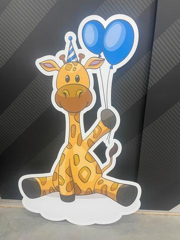 Geboortebord Giraf - te personaliseren met naam beschikbaar voor biedingen