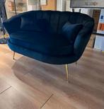 Luxe Tweezitsbank - Zwart of grijs Velvet, 150 tot 200 cm, 75 tot 100 cm, Ophalen of Verzenden, Stof