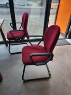 Rode kantoor stoelen 6 stuks., Huis en Inrichting, Stoelen, Ophalen, Rood, Vijf, Zes of meer stoelen