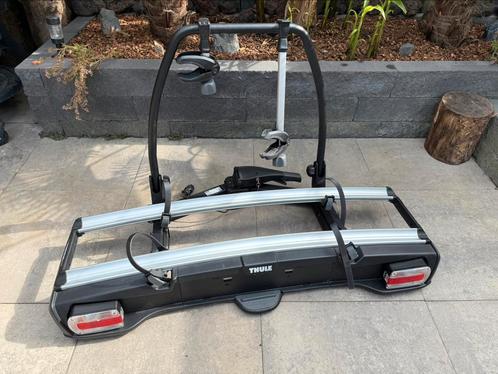 Thule velospace 918, Auto diversen, Fietsendragers, Gebruikt, Trekhaakdrager, 2 fietsen, Brede banden, Elektrische fiets, Ophalen