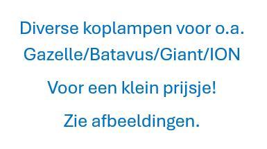 Diverse gebruikte koplampen Batavus/ Gazelle etc., Fietsen en Brommers, Fietsonderdelen, Gebruikt, Algemeen, Verlichting, Ophalen of Verzenden