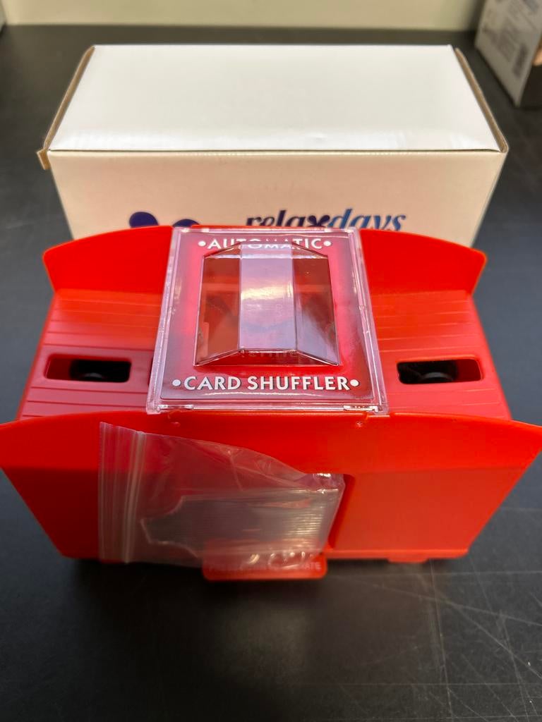 Automatische Kaartenschudder Relaxdays, Een of twee spelers, Ophalen of Verzenden, Nieuw, Reisspel