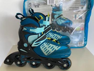 Inline skates / skeelers verstelbaar maat 33 - 37 als nieuw beschikbaar voor biedingen