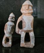 2 handgesneden beeldjes Maya/Azteken van steen of marmer., Ophalen of Verzenden