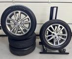 4x100 15 inch Toyota Yaris Antraciet TPMS 175/65 R15, Gebruikt, 15 inch, 175 mm, Banden en Velgen