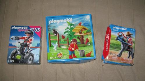 3 Doosjes Playmobil 5296 , 4203 , 70602, Kinderen en Baby's, Speelgoed | Playmobil, Zo goed als nieuw, Los playmobil, Ophalen of Verzenden