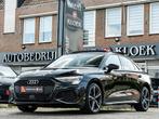 Audi A3 Limousine 35 TFSI edition S-Line PANO CAMERA BLACK O, 4 cilinders, Zwart, Leder, Bedrijf