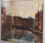 Amsterdam "Giant" orgineel schilderij van Peter Donkersloot, Ophalen of Verzenden