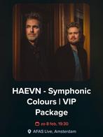 2x Ticket voor HAEVN - 8 februari - symphonic Colours, Twee personen, Februari