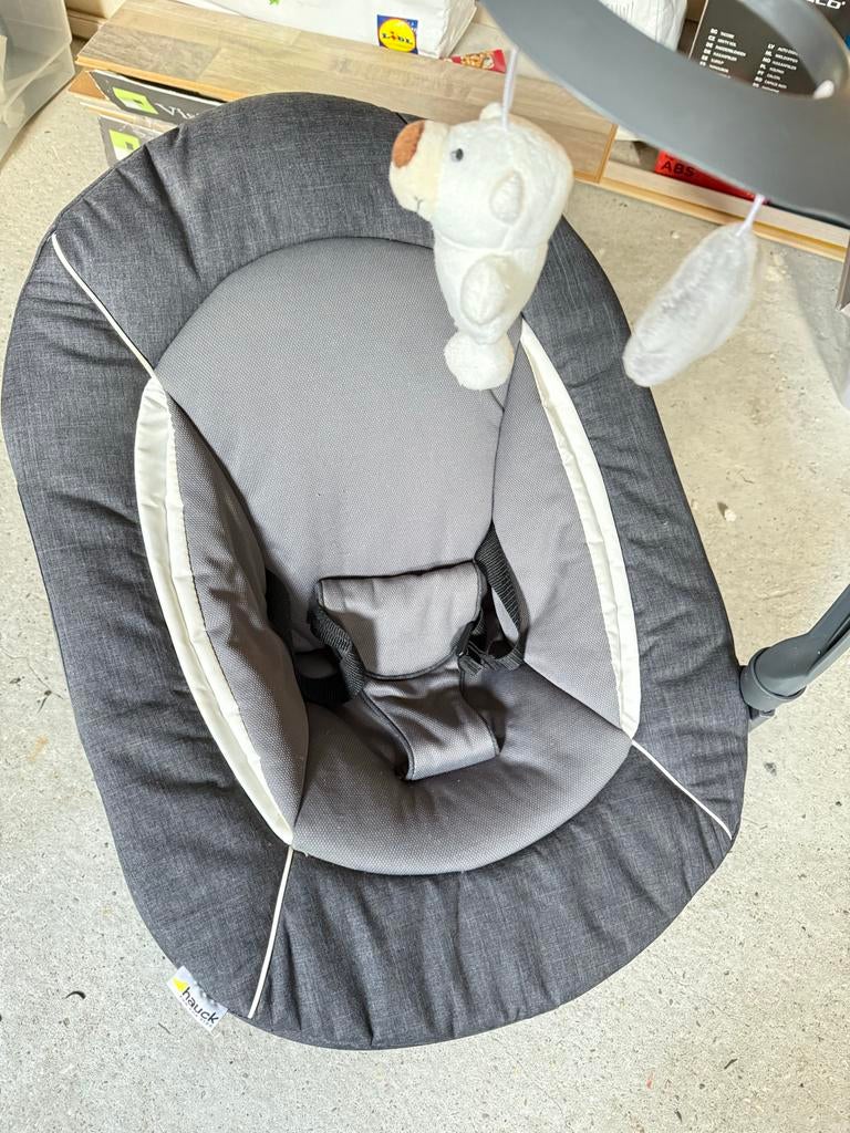 Hauck Alpha Bouncer Deluxe - Triptrap Compatible, Wipstoel, Ophalen, Overige merken, Met gordel(s) of riempje(s)