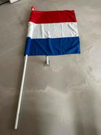 Nederlandse vlag met stok en houder, Diversen, Vlaggen en Wimpels, Ophalen, Zo goed als nieuw
