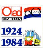 Stickers OAD Busreizen ( 2 stickers), Verzenden, Zo goed als nieuw, Bedrijf of Vereniging