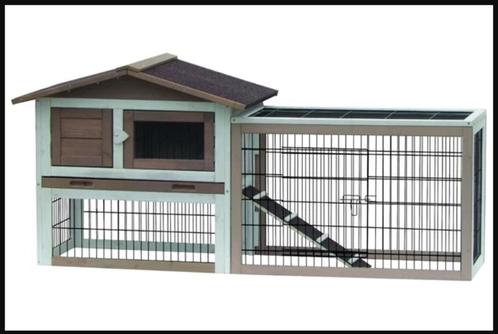 Flamingo konijnenhok Sunshine Urban bruin, Dieren en Toebehoren, Knaagdieren en Konijnen | Hokken en Kooien, Nieuw, Hok, 60 tot 90 cm