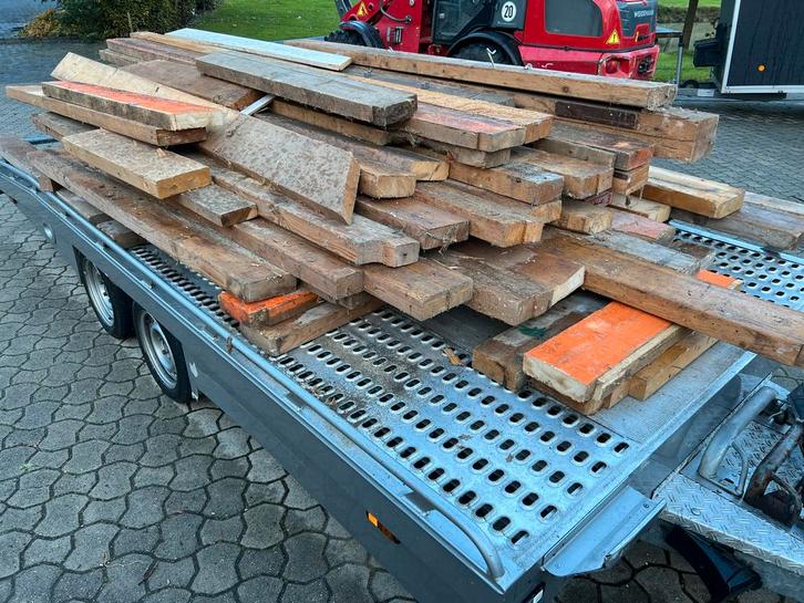 Gebruikte Houten Balken - Diverse Maten, Doe-het-zelf en Verbouw, Hout en Planken, Gebruikt, Balk, Overige houtsoorten, Minder dan 200 cm