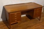 Vintage bureau Svend Aage Madsen voor H.P. Hansen in teak, Gebruikt, Ophalen, Bureau