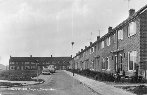 (304-217-003) Schagerbrug Burgem. Siemersstraat, Verzamelen, Ansichtkaarten | Nederland, Noord-Holland, Verzenden