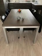 Eettafel van Samenza, Huis en Inrichting, Tafels | Eettafels, Ophalen, Gebruikt, 100 tot 150 cm, Vijf personen of meer