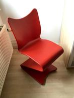 Unieke rode model 275 S-Chair van Verner Panton 1960 izgst., Design, Zo goed als nieuw, Eén, Hout