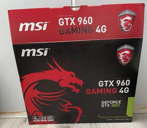 MSI Geforce GTX 960 Gaming 4G., Computers en Software, Videokaarten, Zo goed als nieuw, Nvidia, PCI-Express 3.0, GDDR5, Ophalen